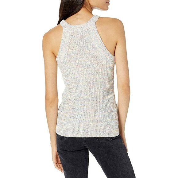 Ella Moss Sz. L Margie Stylish Cable Pattern Design Sweater Tank Top NWT - Picture 2 of 9